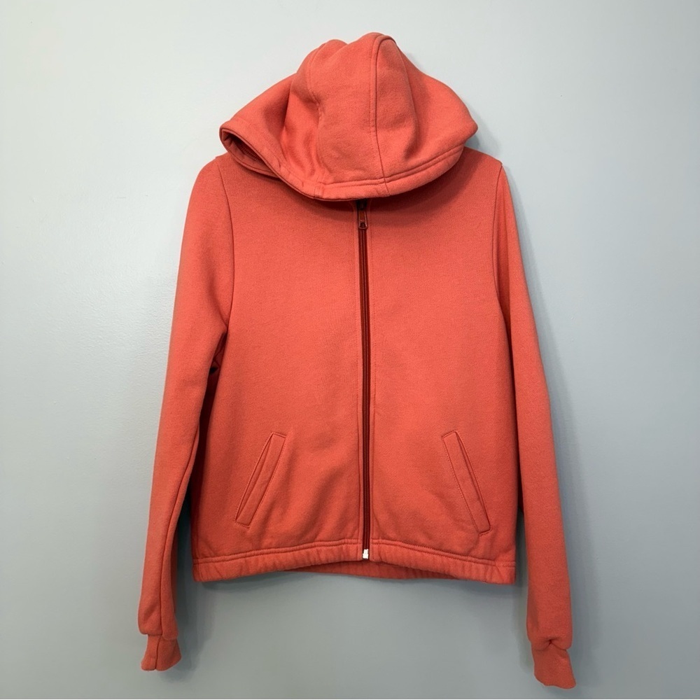 SMASH + TESS Set of Ava Zip Up Hoodie & Wide Leg Pant size 2XS - Burnt Sienna - Picture 5 of 17